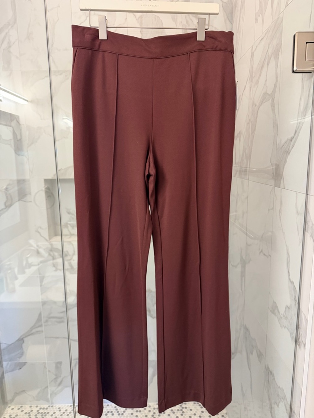 DKNY Wide-Leg Dress Pants, C - Brown, S- L, Brand New